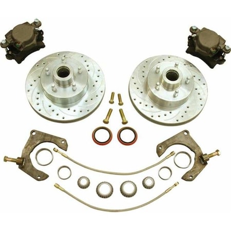 Helix Suspension Brakes And Steering Helix Suspension Brakes and Steering 25922 Mustang II 11 inch High Performance Big Brake Conversion Kit Ford Bolt Pattern 25922
